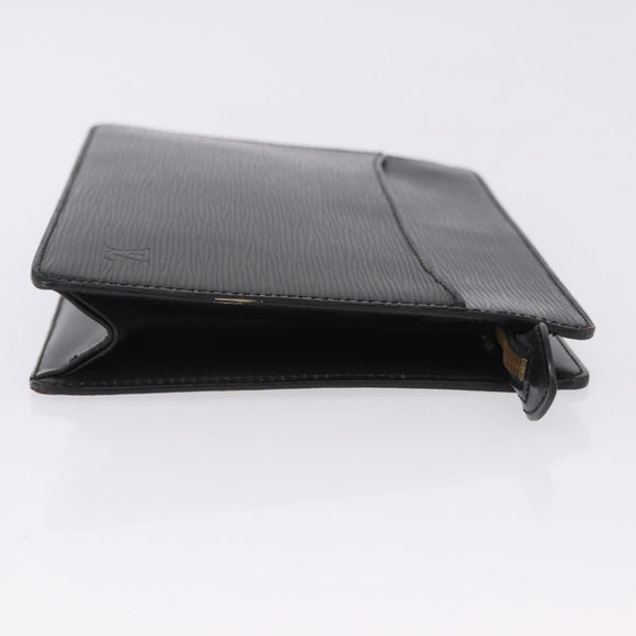 LOUIS VUITTON Epi Pochette Homme Clutch Bag Black M52522 LV Auth ep15793