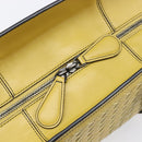BOTTEGA VENETA INTRECCIATO Hand Bag Leather Yellow Auth ep15794V-15