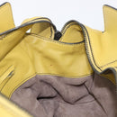 BOTTEGA VENETA INTRECCIATO Hand Bag Leather Yellow Auth ep15794V-18