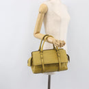 BOTTEGA VENETA INTRECCIATO Hand Bag Leather Yellow Auth ep15794V-27