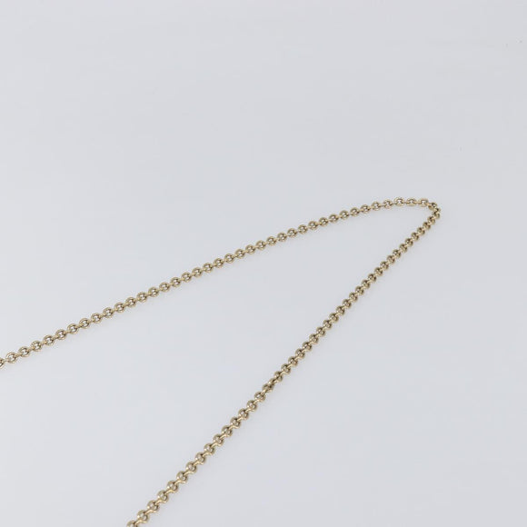 Christian Dior Canage Chain Shoulder Bag Patent Yellow Gold Tone Auth ep15798
