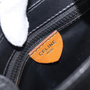 CELINE Shoulder Bag Leather Black Gold Tone Auth ep15799-18
