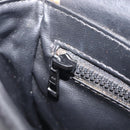 CELINE Shoulder Bag Leather Black Gold Tone Auth ep15799-21