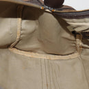 Christian Dior Trotter Boston Bag Suede Brown Gold Tone Auth ep15800-17