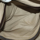 Christian Dior Trotter Boston Bag Suede Brown Gold Tone Auth ep15800-12