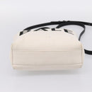 BALENCIAGA Everyday Tote Bag Canvas 2way White Black 544459 Auth ep15802-11