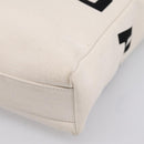 BALENCIAGA Everyday Tote Bag Canvas 2way White Black 544459 Auth ep15802-14