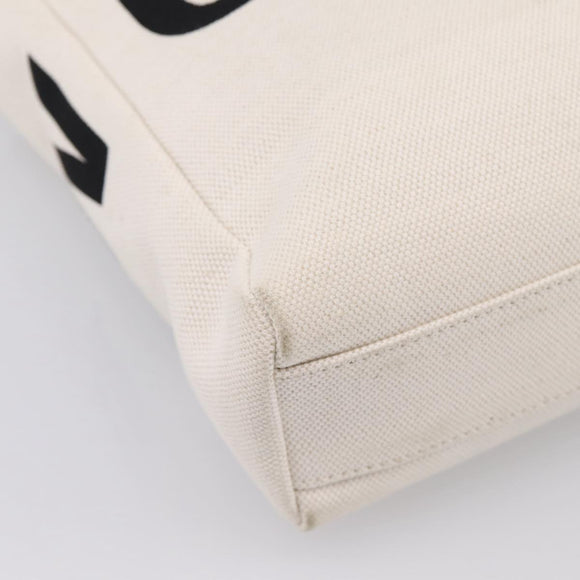 BALENCIAGA Everyday Tote Bag Canvas 2way White Black 544459 Auth ep15802