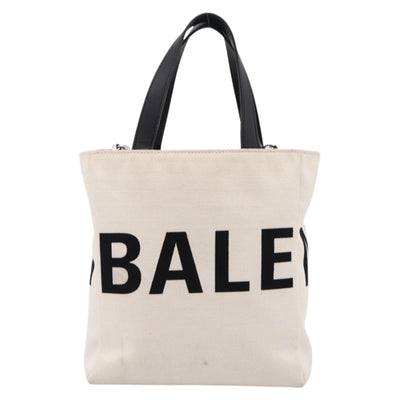 BALENCIAGA Everyday Tote Bag Canvas 2way White Black 544459 Auth ep15802 - 0