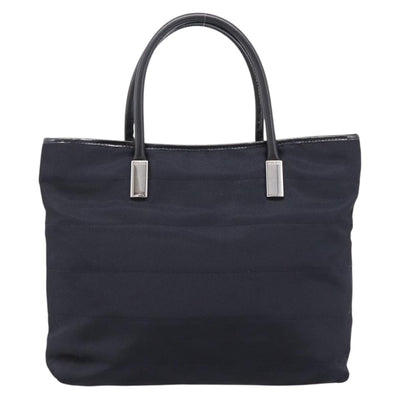 GUCCI Hand Bag Nylon Navy Silver 002 2123 0457 Auth ep15803 - 0