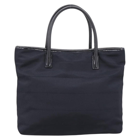 GUCCI Hand Bag Nylon Navy Silver 002 2123 0457 Auth ep15803