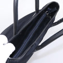 GUCCI Hand Bag Nylon Navy Silver 002 2123 0457 Auth ep15803-6