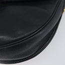 Christian Dior Shoulder Bag Leather Navy Silver Auth ep15806-10