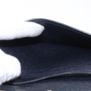 Christian Dior Trotter Canvas Clutch Bag Navy Gold Tone Auth ep15807-18