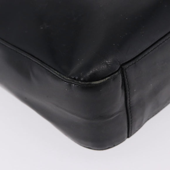 GUCCI Shoulder Bag Patent Black Auth ep15810