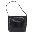 GUCCI Shoulder Bag Patent Black Auth ep15810-2
