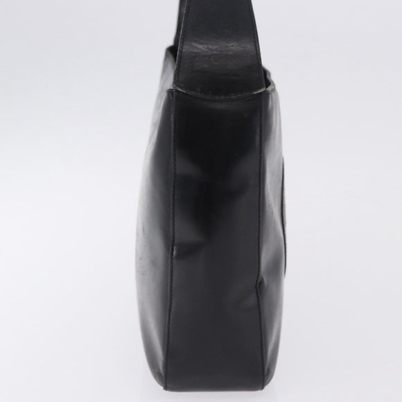 GUCCI Shoulder Bag Patent Black Auth ep15810