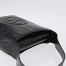 GUCCI Shoulder Bag Patent Black Auth ep15810-7