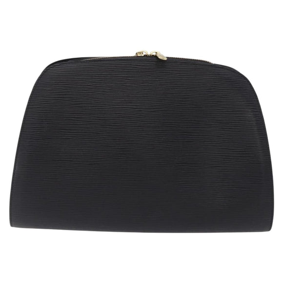 LOUIS VUITTON Epi Dauphine GM Pouch Black M48432 LV Auth ep15811