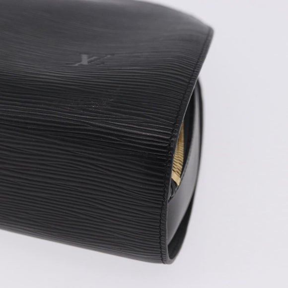 LOUIS VUITTON Epi Dauphine GM Pouch Black M48432 LV Auth ep15811
