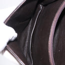 CELINE C Saluki Shoulder Bag Canvas Beige Gold Tone Auth ep15812-21
