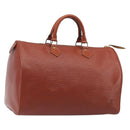 LOUIS VUITTON Epi Speedy 35 Hand Bag Brown M42993 LV Auth ep15819A-1