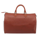 LOUIS VUITTON Epi Speedy 35 Hand Bag Brown M42993 LV Auth ep15819A-2