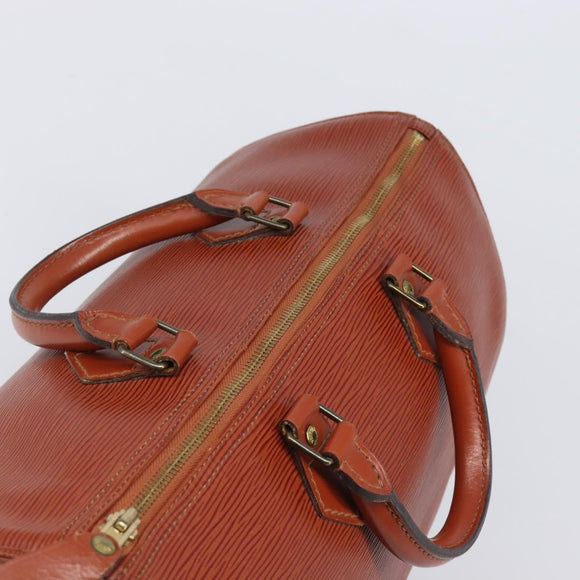 LOUIS VUITTON Epi Speedy 35 Hand Bag Brown M42993 LV Auth ep15819A