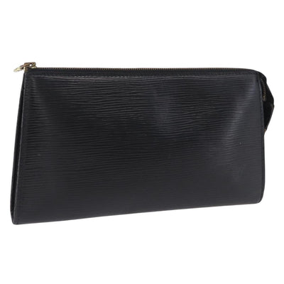 LOUIS VUITTON Epi Pochette Accessoires Accessory Pouch Black M52982 Auth ep15820