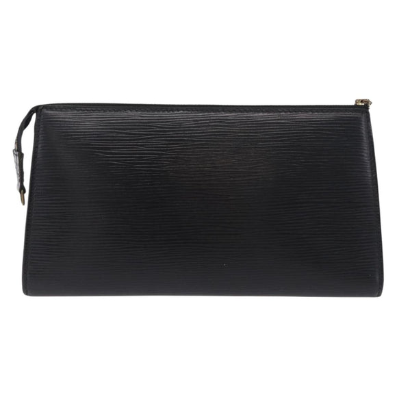 LOUIS VUITTON Epi Pochette Accessoires Accessory Pouch Black M52982 Auth ep15820