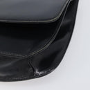 PRADA Chain Shoulder Bag Leather Black Silver Auth ep15821A-15
