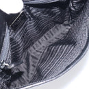 PRADA Chain Shoulder Bag Leather Black Silver Auth ep15821A-10