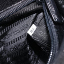 PRADA Chain Shoulder Bag Leather Black Silver Auth ep15821A-11