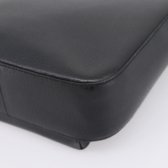 GUCCI Hand Bag Leather Black 002 1793 0463 Auth ep15822