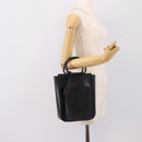 GUCCI Hand Bag Leather Black 002 1793 0463 Auth ep15822-23