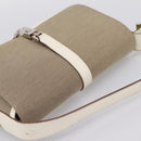 GUCCI Jackie Shoulder Bag Canvas Beige Silver 001 3824 Auth ep15824A-6