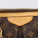 LOUIS VUITTON Monogram Palermo PM Tote Bag M40145 LV Auth ep15829A-20