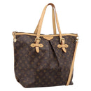 LOUIS VUITTON Monogram Palermo GM Tote Bag M40146 LV Auth ep15830V-1