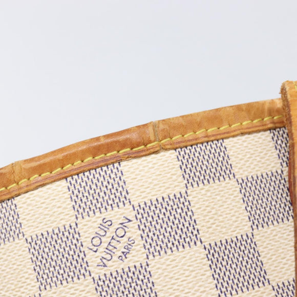 LOUIS VUITTON Damier Azur Neverfull PM Tote Bag N41362 LV Auth ep15839