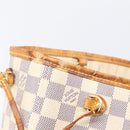 LOUIS VUITTON Damier Azur Neverfull PM Tote Bag N41362 LV Auth ep15839-9