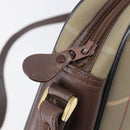 Burberrys Nova Check Shoulder Bag Canvas Beige Gold Auth ep15843-10