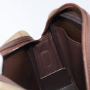 Burberrys Nova Check Shoulder Bag Canvas Beige Gold Auth ep15843-21