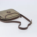 Burberrys Nova Check Shoulder Bag Canvas Beige Gold Auth ep15843-7