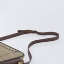 Burberrys Nova Check Shoulder Bag Canvas Beige Gold Auth ep15843-14