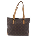 LOUIS VUITTON Monogram Cabas Piano Tote Bag M51148 LV Auth ep15844-13