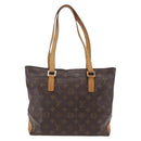 LOUIS VUITTON Monogram Cabas Piano Tote Bag M51148 LV Auth ep15844-2