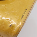 LOUIS VUITTON Monogram Vernis Houston Hand Bag Beige M91004 LV Auth ep15845-9