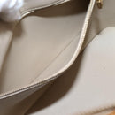 LOUIS VUITTON Monogram Vernis Houston Hand Bag Beige M91004 LV Auth ep15845-26