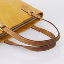 LOUIS VUITTON Monogram Vernis Houston Hand Bag Beige M91004 LV Auth ep15845-7