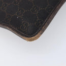 GUCCI GG Canvas Shoulder Bag Black Silver 27639 Auth ep15846-13